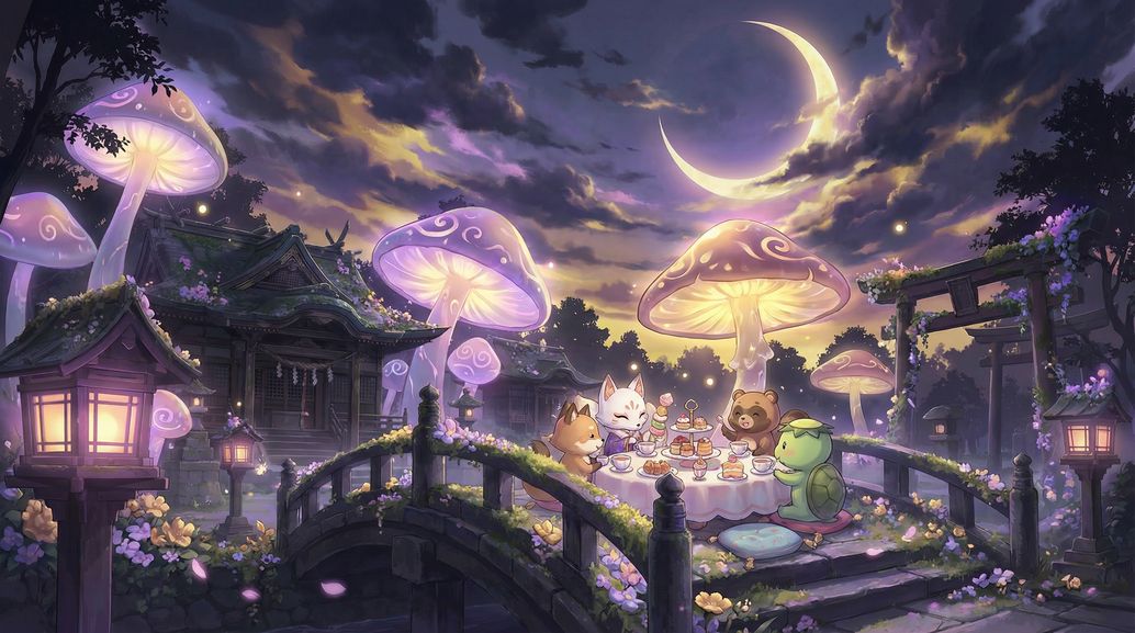 蜜桃传媒生活动漫-妖怪茶会